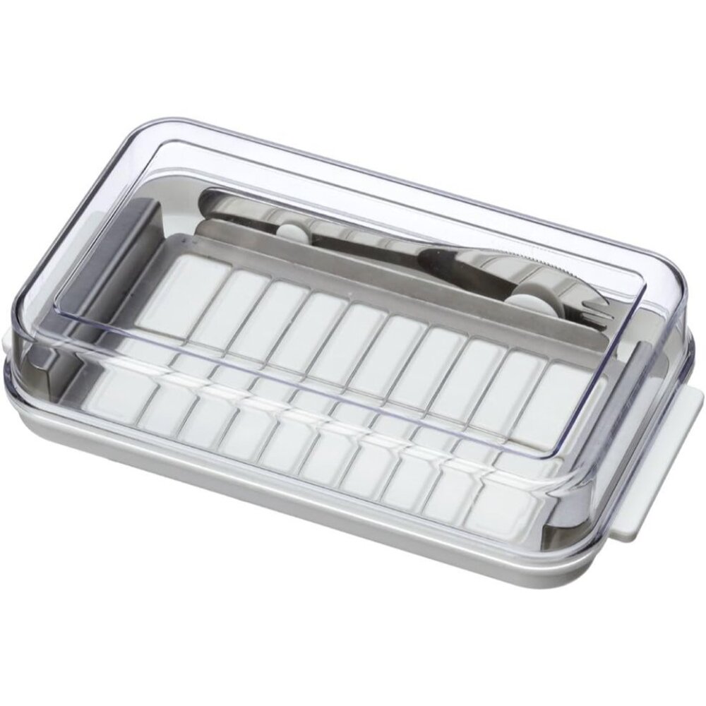 Stainless Steel Cutter Style Butter Case, Various Sizes